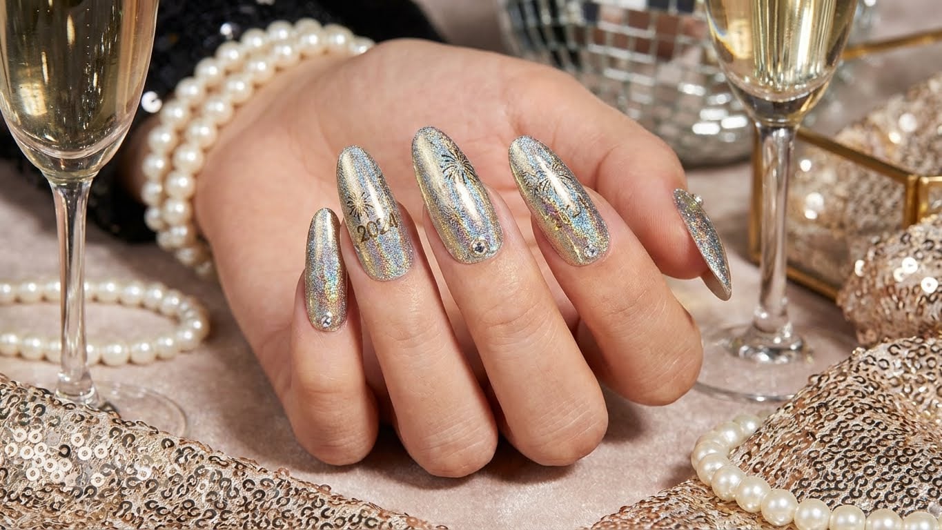 8 Sparkling New Year's Eve Nail Ideas to Ring in the New Year in Style