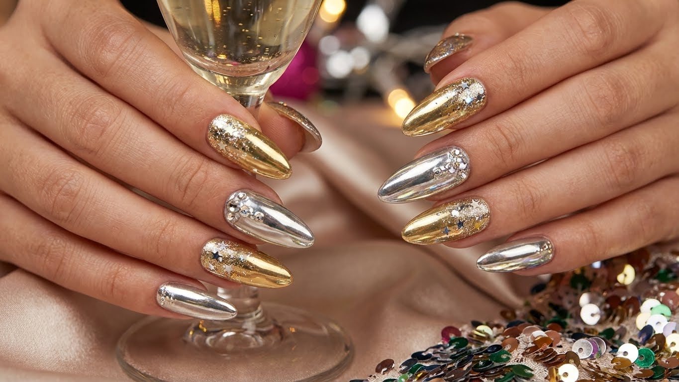 Shine On This Holiday Season: A Guide to Glitter Holiday Nails