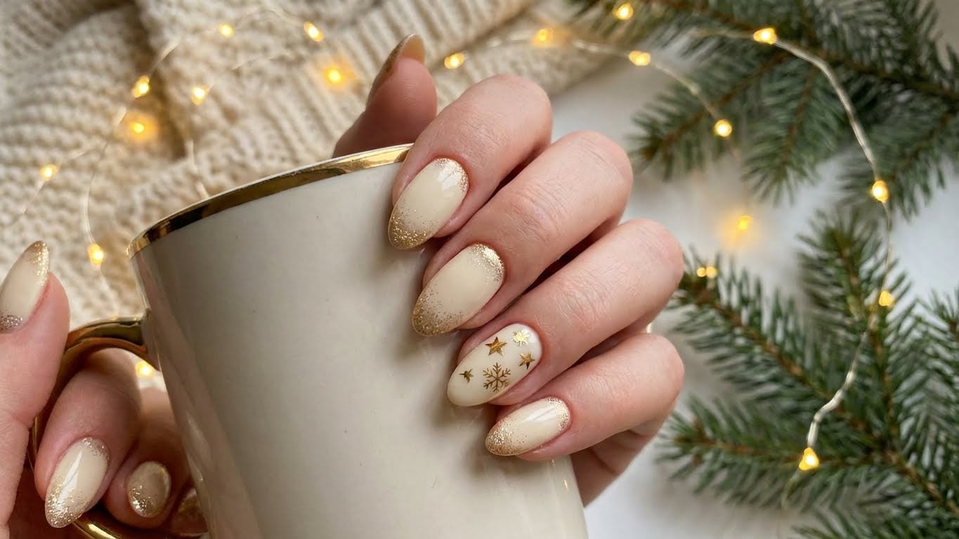 Shine Bright: A Step-by-Step Guide to Sparkly Winter Nails