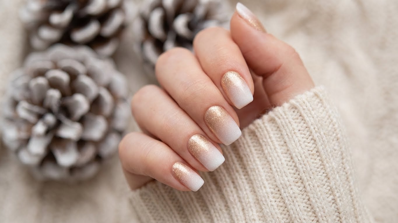 Add Some Sparkle to Your Holiday Look: Glitter Holiday Nails