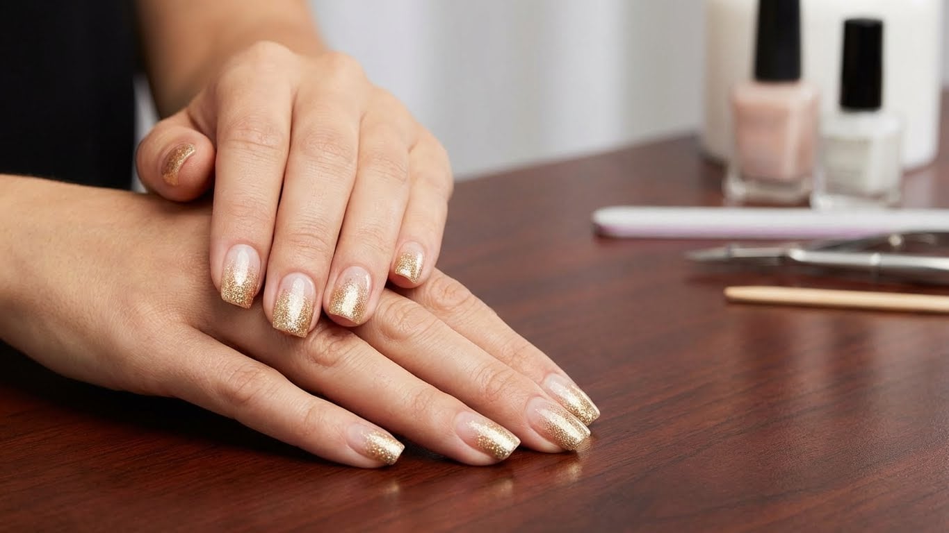Shine Bright this Holiday Season: A Step-by-Step Guide to Glitter Holiday Nails