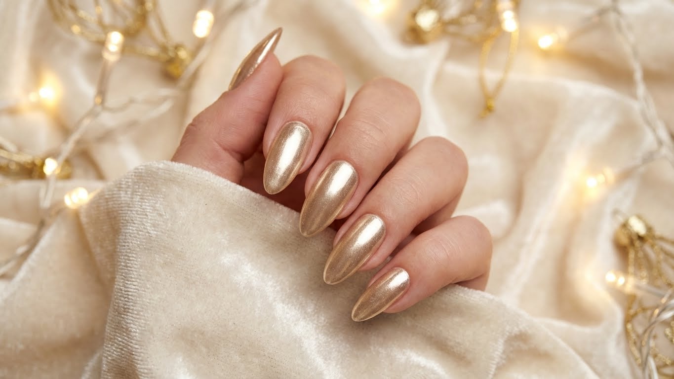Add a Touch of Luxury to Your Holiday Season with Gold Christmas Nails