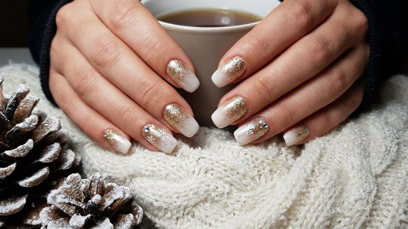 Shine Bright This Winter: How to Get Sparkly Winter Nails