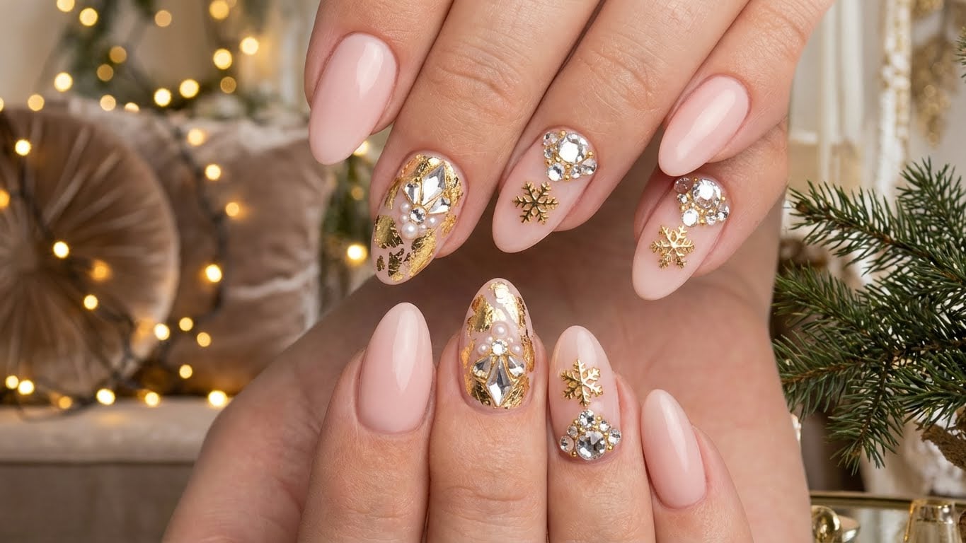 Add Some Magic to Your Holiday Nails with Glitter Polish