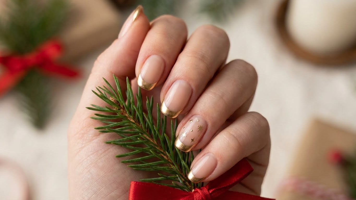 Shine Bright This Holiday Season: The Ultimate Guide to Gold Christmas Nails