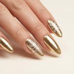Elevate Your Holiday Look with Christmas Gold Nails
